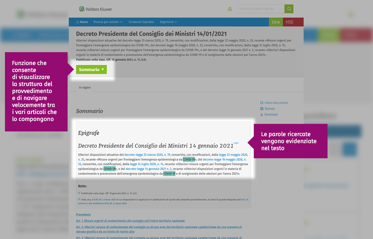 visualizzazione documenti